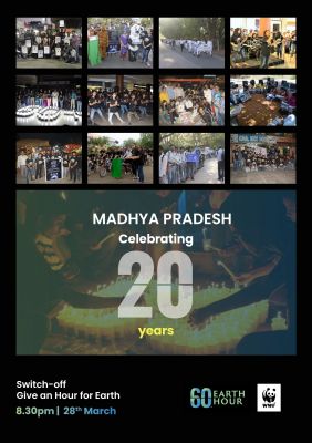 20 Year of Earth Hour 2026 - Madhya Pradesh
